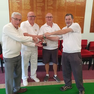 Richard & Jonny were succesful against Roy & Mike in Australian Pairs final