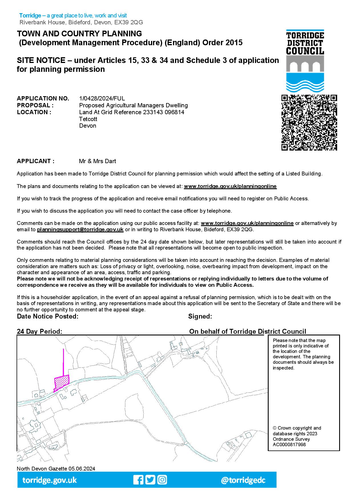 Tetcott and Luffincott Torridge Planning