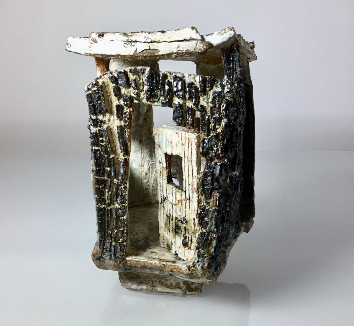Himalayan Shrine & Dwelling. Shino and Chun glaze. 2017 Himalayan Shrine & Dwelling. Shino and Chun glaze. 2017