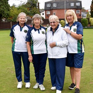 Ladies Pairs: Winners Jo Grainger & Margaret Hankin - Runners Up Pam John & Janet Morton
