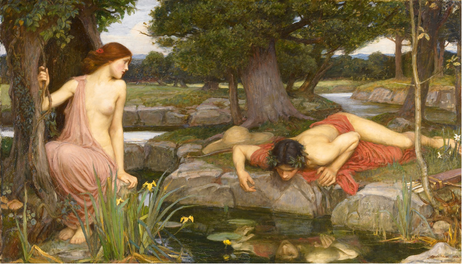 1903. Narcissus & Echo, oil on canvas, John William Waterhouse, Walker Art Gallery 1903. Narcissus & Echo, oil on canvas, John William Waterhouse, Walker Art Gallery