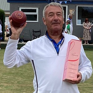 Ketton Gala: Bill Eden, champagne winner.