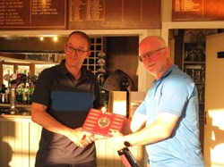 Tim finally wins the Summer Trophy, well done walking all days and still coming in with the most points