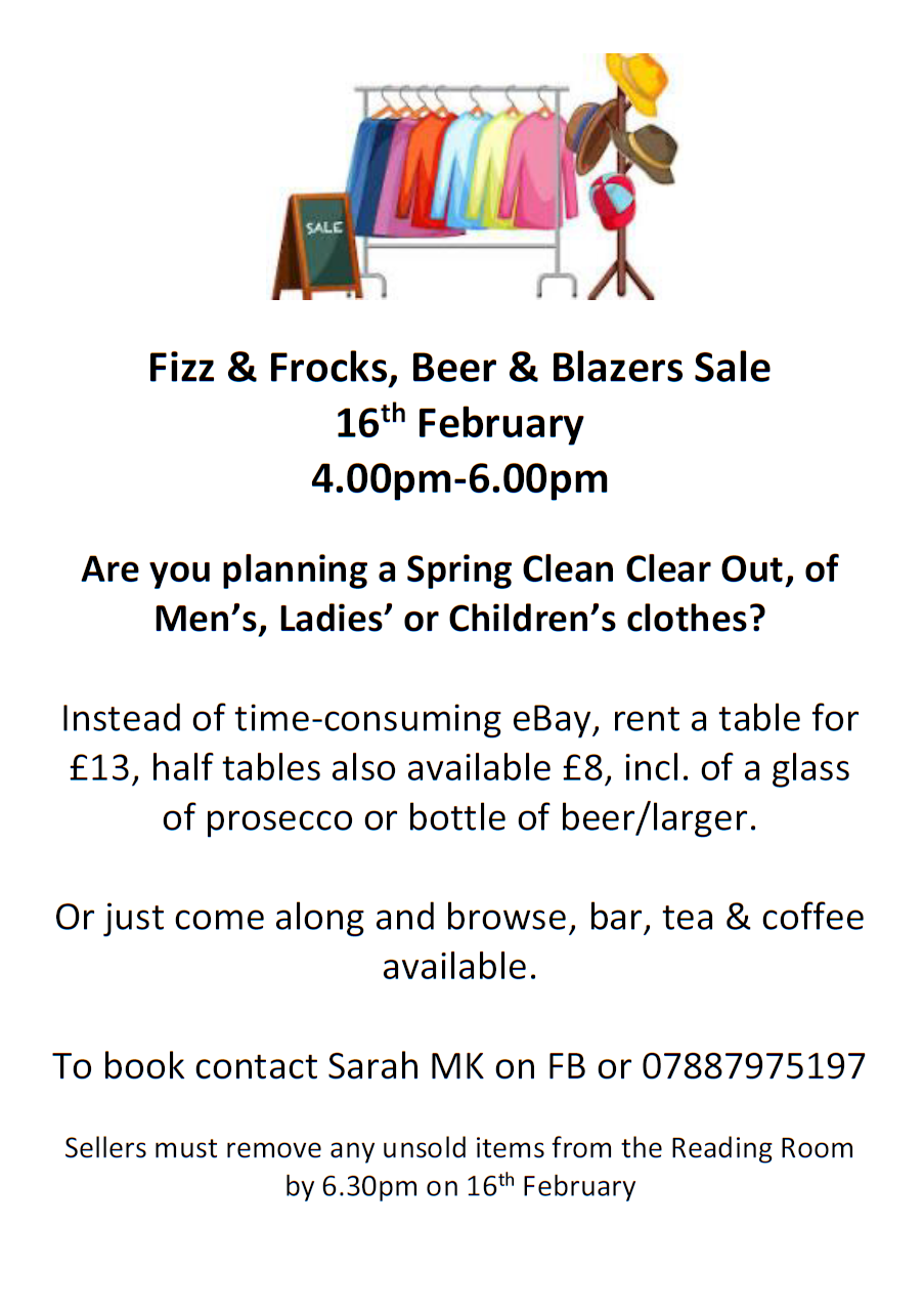 Shipton Village Fizz & Frocks, Beer & Blazers Sale