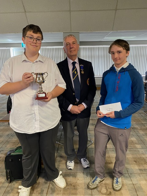 Under 15’s Singles - D Podd - Beccles with Runner-up - G Betney  - Beccles