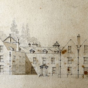 Warnford Park House from North. September 1819.