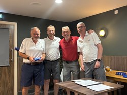 Kev and Mike one of the winners of the captains lost ball challenge