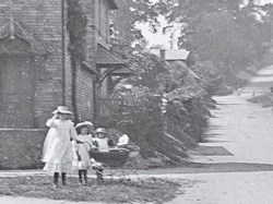 The houses at the junction of Post Office Lane and Victoria Terrace were the first to be built in the Terrace