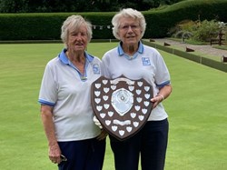 Diann Howell  & Joyce Clark winners Drawn Open Pairs Welham Traders