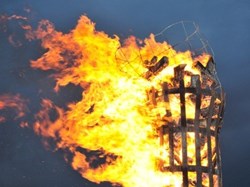 Queen's 90th birthday beacon, picture by Shaun Tierney