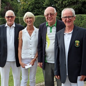 Australian Pairs Runners up Lindsay and Patrick