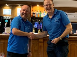 Tim takes the captains prize by scoring the same points on both nines!