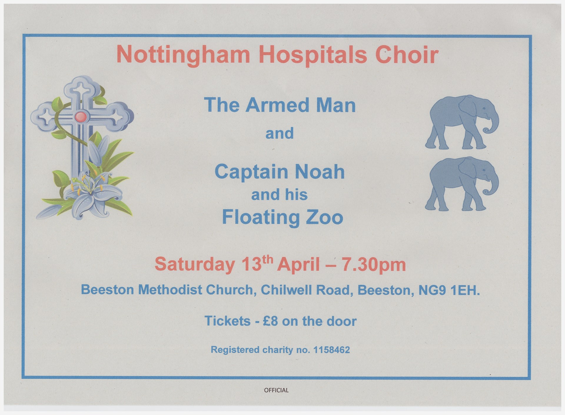 Nottingham Hospitals Choir Our next concert