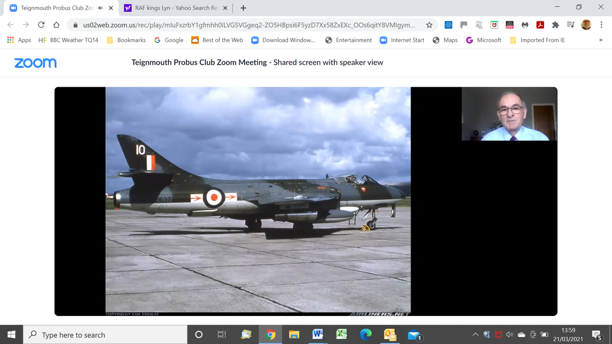 Philip Carlisle's Fun Plane a Hawker Hunter