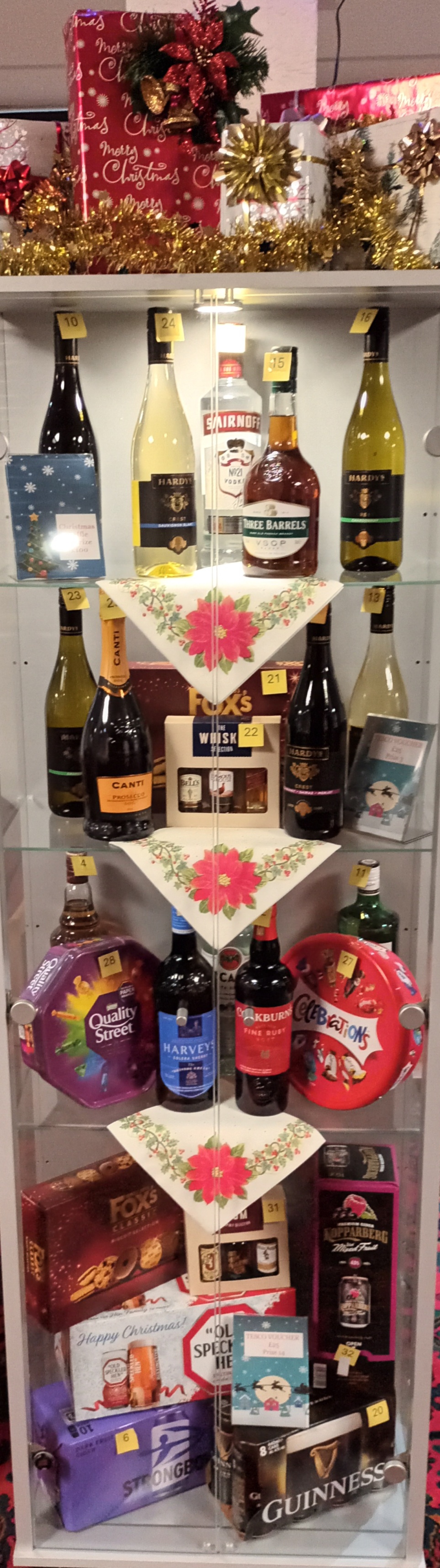 Christmas Raffle prizes and many more tickets £1 per book