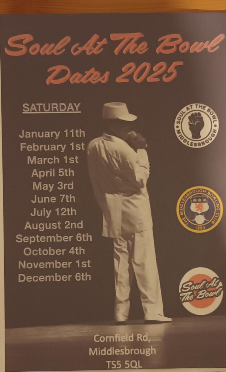 Soul at the Bowl 1st Saturday every momth