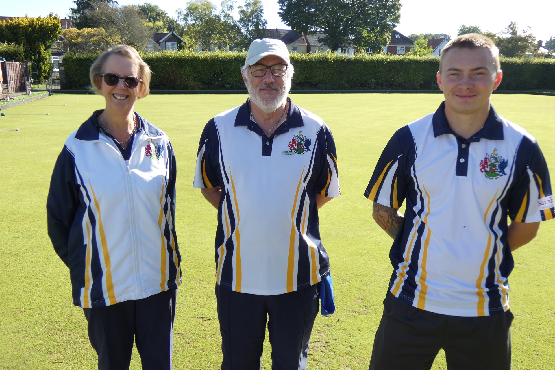 Sue Milton alongside Steve Baker (marker) and Bradley Godden. Photo (c) Cynthia and David Hamilton