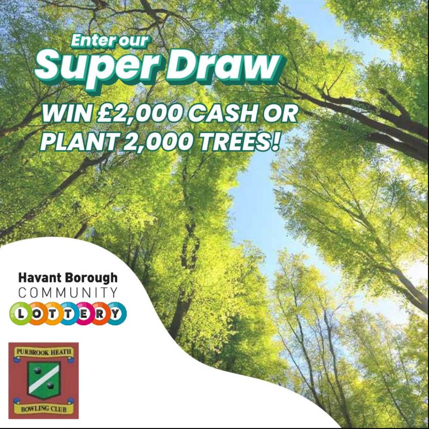 Purbrook Heath Bowling Club Havant Community Lottery