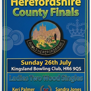 Bowls Herefordshire Ladies Competition Schedule 2026