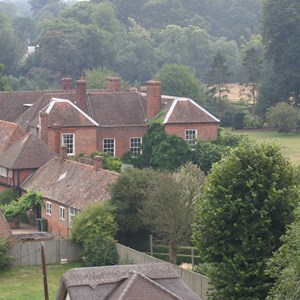 Oakley Manor from St Leonards Church tower