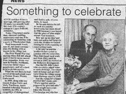 Bob & Annie Ewers Celebrate 60 Years of Marriage - The Bucks Herald