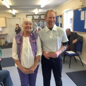 Mixed Pairs Winners: Nova Bickmore and Dave Hales