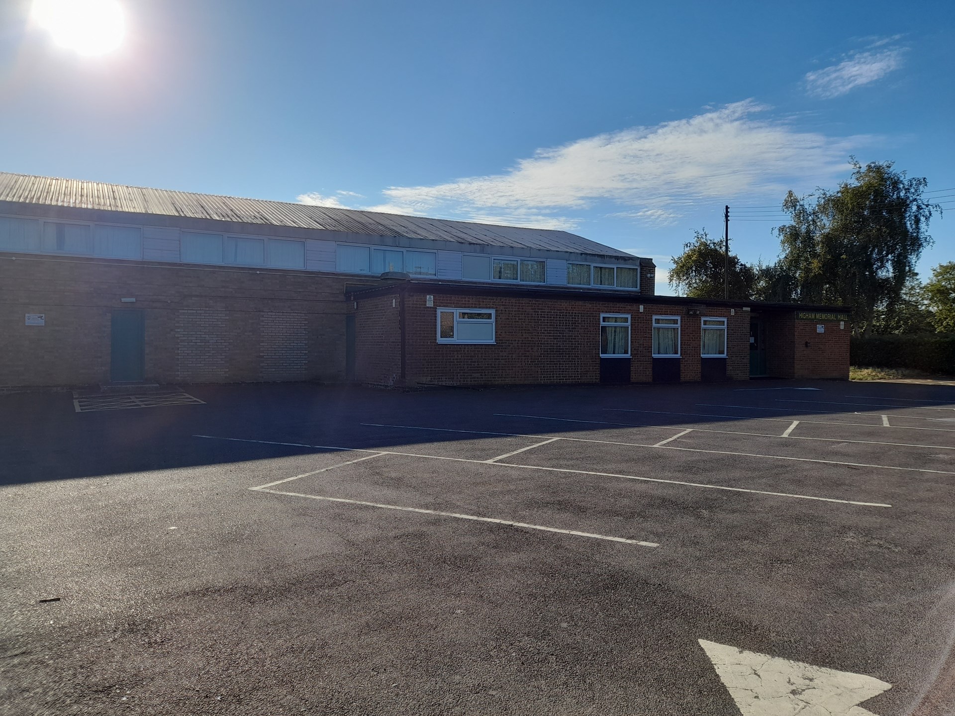 Higham Memorial Hall Car Parking