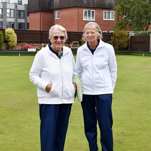 Ladies Millennium: Winner Margaret Hankin - Runner Up Pam John