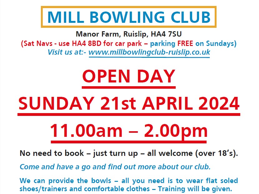 Mill Bowling Club Membership