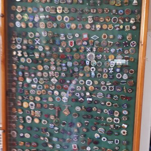 For those of us who "luv" the history of bowls, an impressive collection of Bowls Club Badges at Corby Seagrave