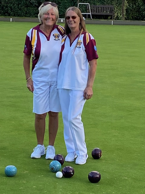 Women's Singles Finalists Janet Townley and Jane Ward