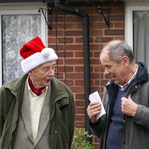Residents chatting at The Allens