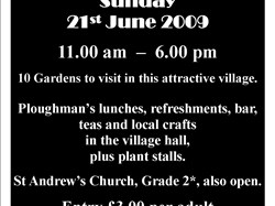 Minting, Gautby & District Heritage Society Open Gardens, Plant Sales, Flower Fests