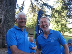 Nigel nearly tamed the course coming in with a winning 34 points