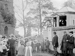 Archdeacon Colley used to get children to recite parts of the Bible  and in return roll an apple or orange down the “Speak pipe” as a reward.