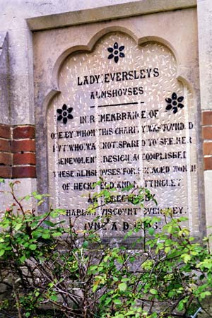 Lady Eversley Plaque