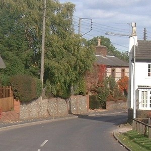 Oakley Lane from Hill Road junction