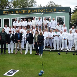 Opening the green 2017 Opening of the green by G Gribble watched by the family from Parkers Funeral Directors and bowling club members