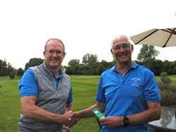 Tim again, this time nearest the pin winner as no one else could get within 20 foot of the hole