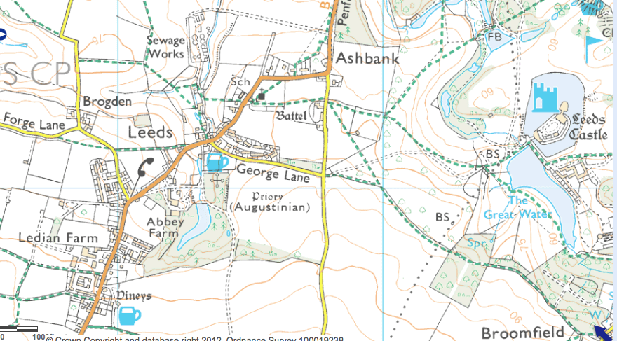 Public Rights Of Way Map Leeds Footpaths - Leeds Parish Council Leeds, Maidstone, Kent - Leeds Parish  Council, Leeds, Maidstone