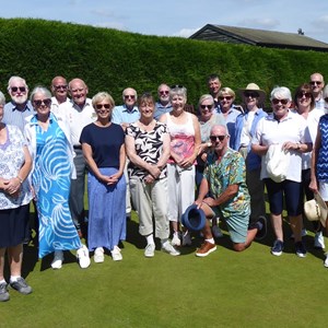 A fun roll-up followed by a barbeque