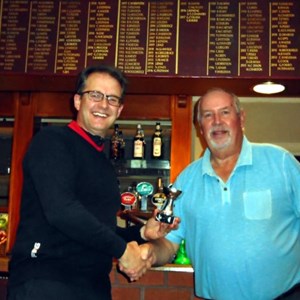 We just can't keep Tim out of the winners circle, this time he wins the Clothier Cup going round in a nett 75 strokes.