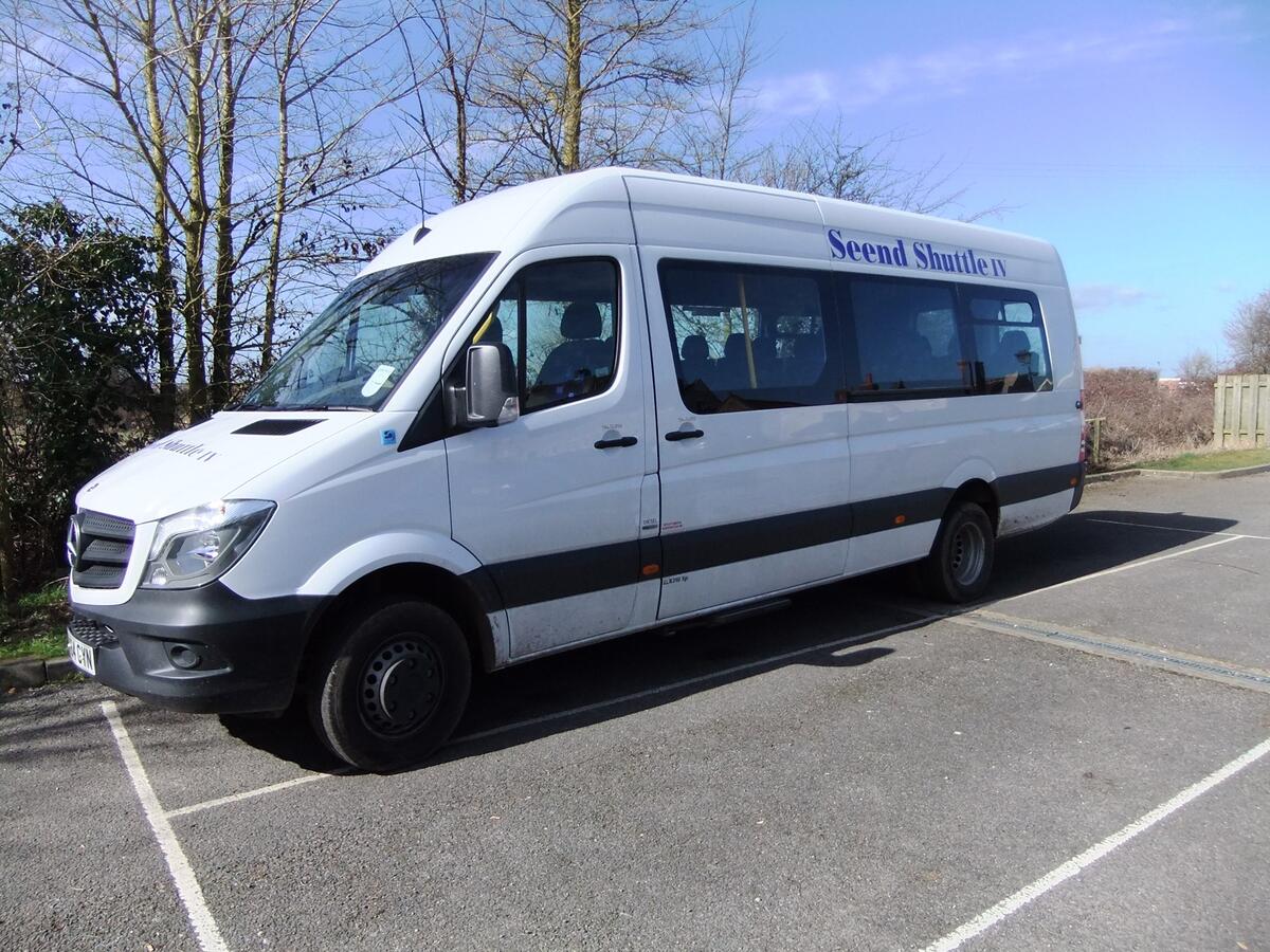 Photo of the Seend Shuttle Bus