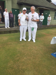Brian Barber and Aerron Eales, Men's Pairs runners up