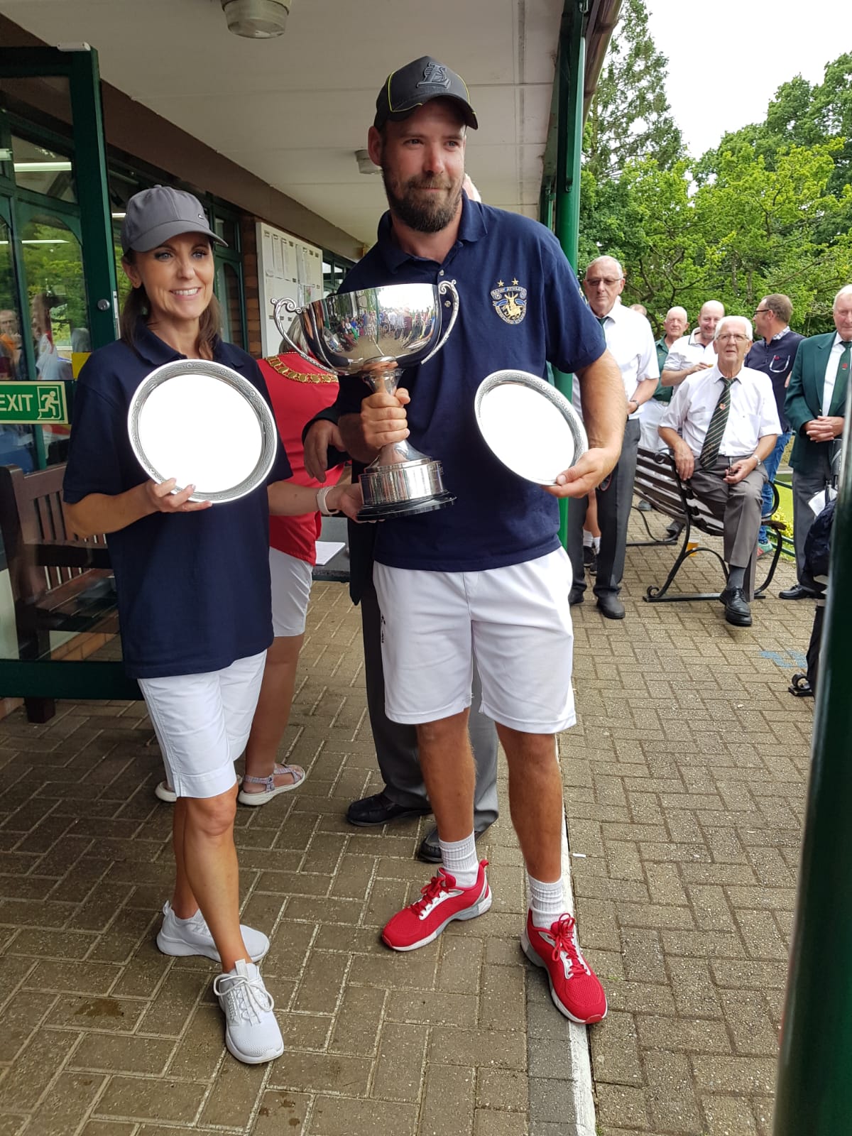 Carmen Brookes & Martin Clarke-Squires Wales Mixed Pairs Champions 2022