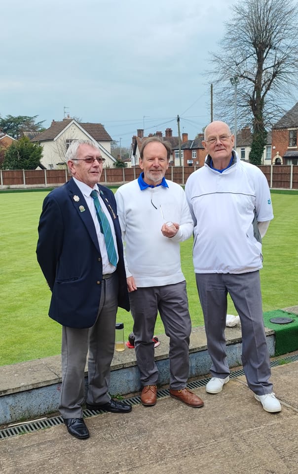 Opening Green Winners Ian Trow And John Kilworth With Alan Guest.