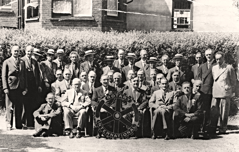 Members of Hertford Rotary Club in July 1939. The exact date is unknown but it cannot be more than two months before the outbreak of World War Two! Members of Hertford Rotary Club in July 1939. The exact date is unknown but it cannot be more than two months before the outbreak of World War Two!