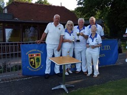 Terry Gasson with Winners Team Captain's day 2019