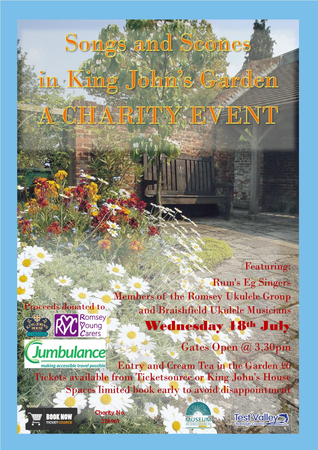 Summer Concert in garden of King John's House, Romsey