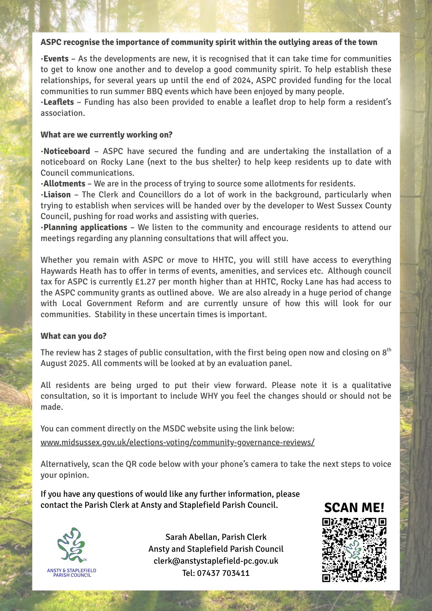 Rocky Lane Flyer (Back)